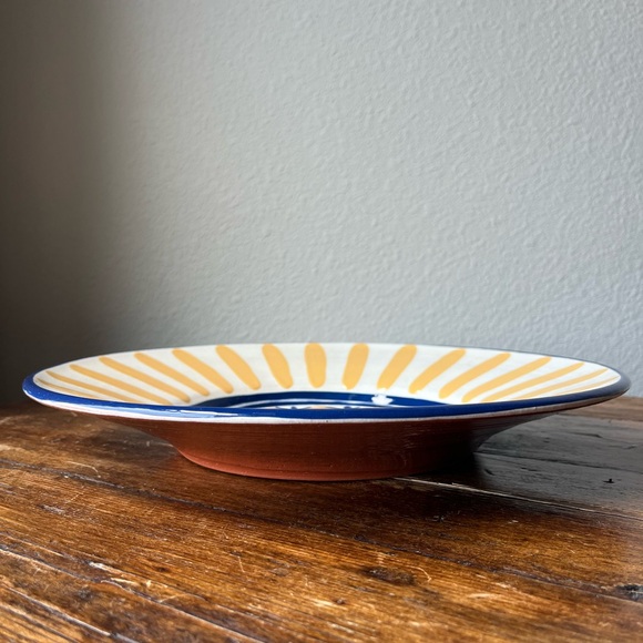 Jill Woodruff Manos Pottery Terracotta Bowl Platter 14” - Picture 4 of 13